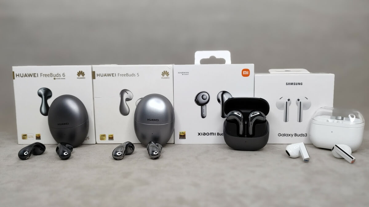Сравнение с Конкурентами Huawei Freebuds 5 