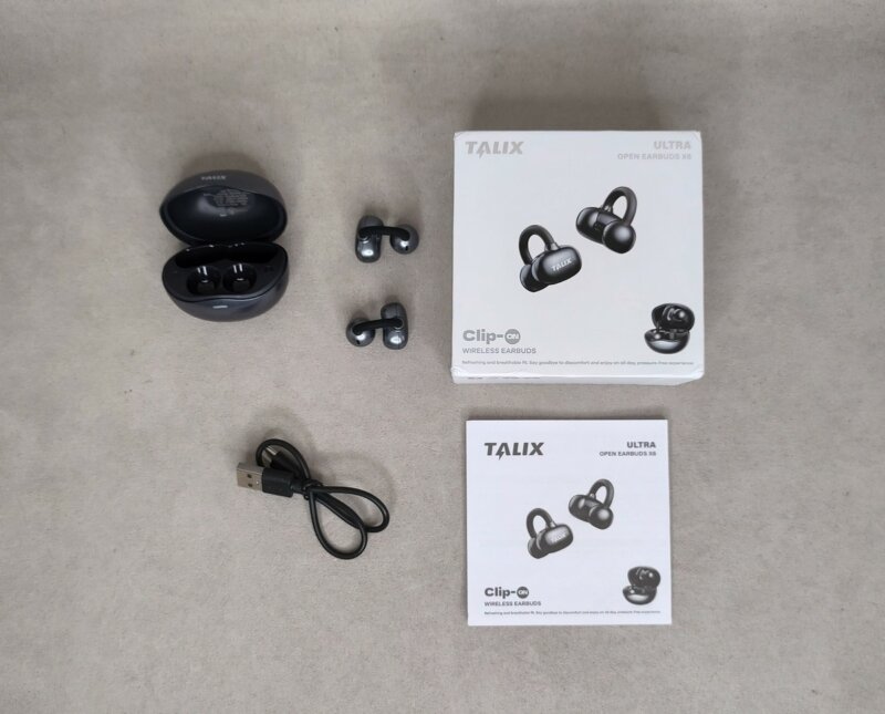 ОБЗОР TALIX Ultra Open Earbuds X6 - Лучшие из Худших TWS Наушников Клипс 52 Talix Ultra X6 - комплектация