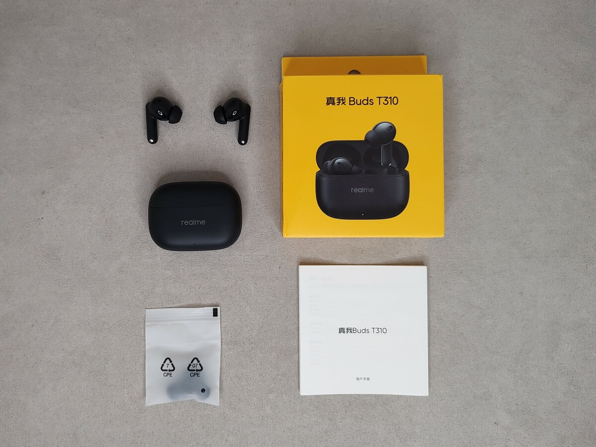 ОБЗОР Realme Buds T310 - Лучшие Бюджетные Наушники до $30 58 Realme Buds T310 - комплектация