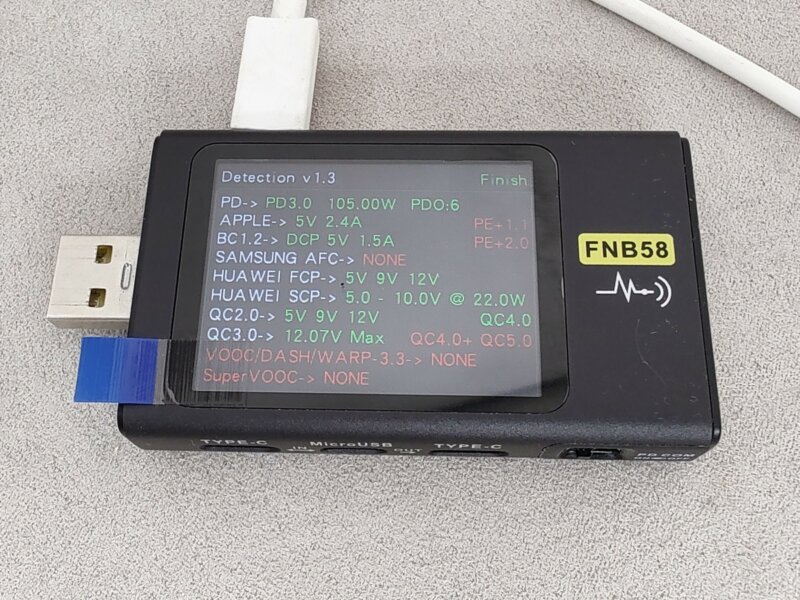 UGREEN Nexode PB726 - протоколы 2 порта 