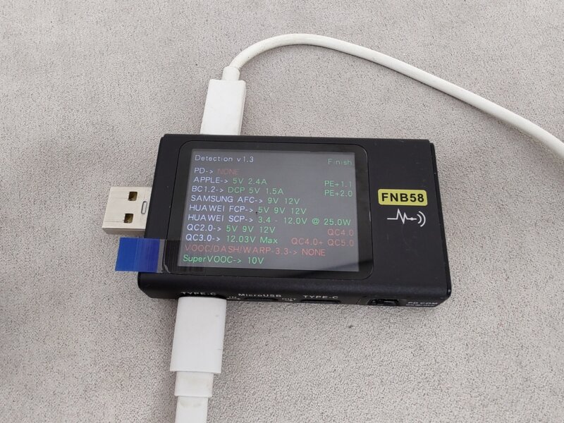 Baseus Star-Lord - протоколы зарядки USB-A