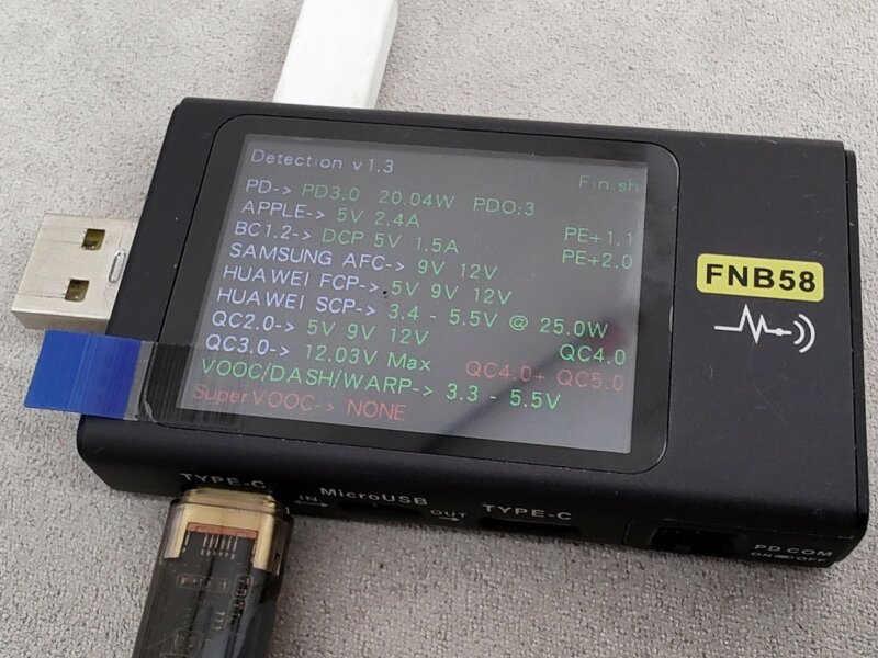 Baseus Lipow - протоколы зарядки USB-C