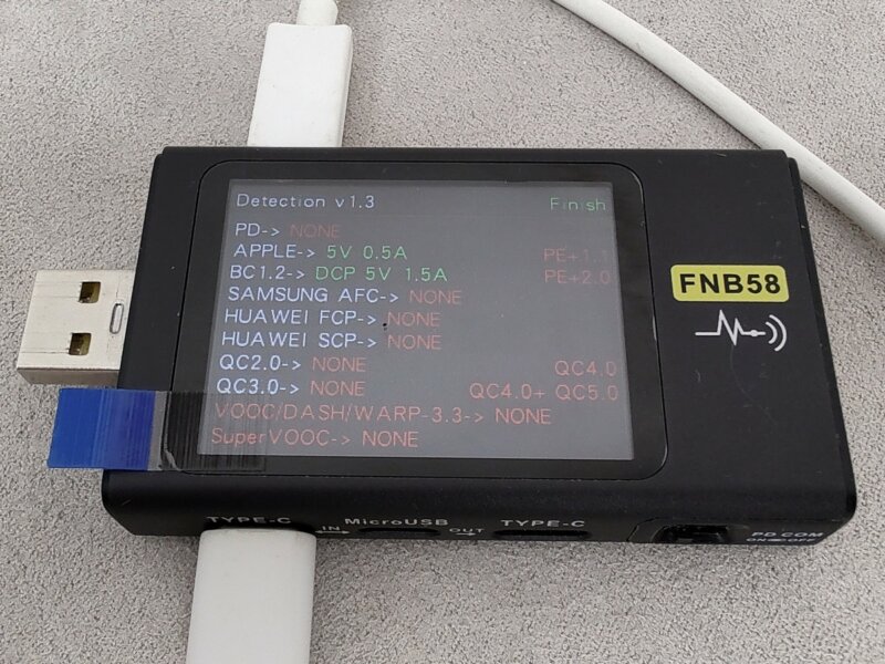 Baseus Lipow - протоколы зарядки USB-A