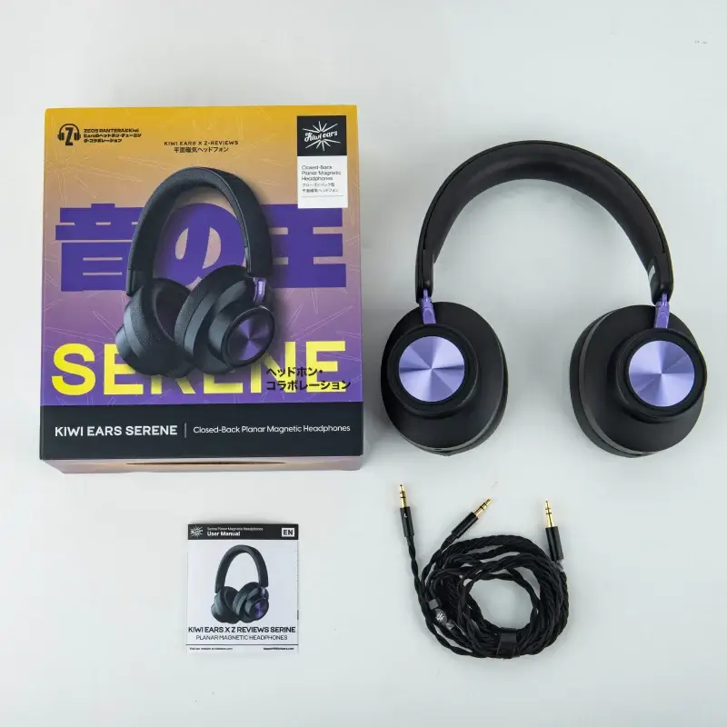 Новые Закрытые Планарные Наушники Kiwi Ears x Z Reviews Serene — Басовый Удар и Скорость за $249! 22 Kiwi Ears x Z Reviews Serene Комплект