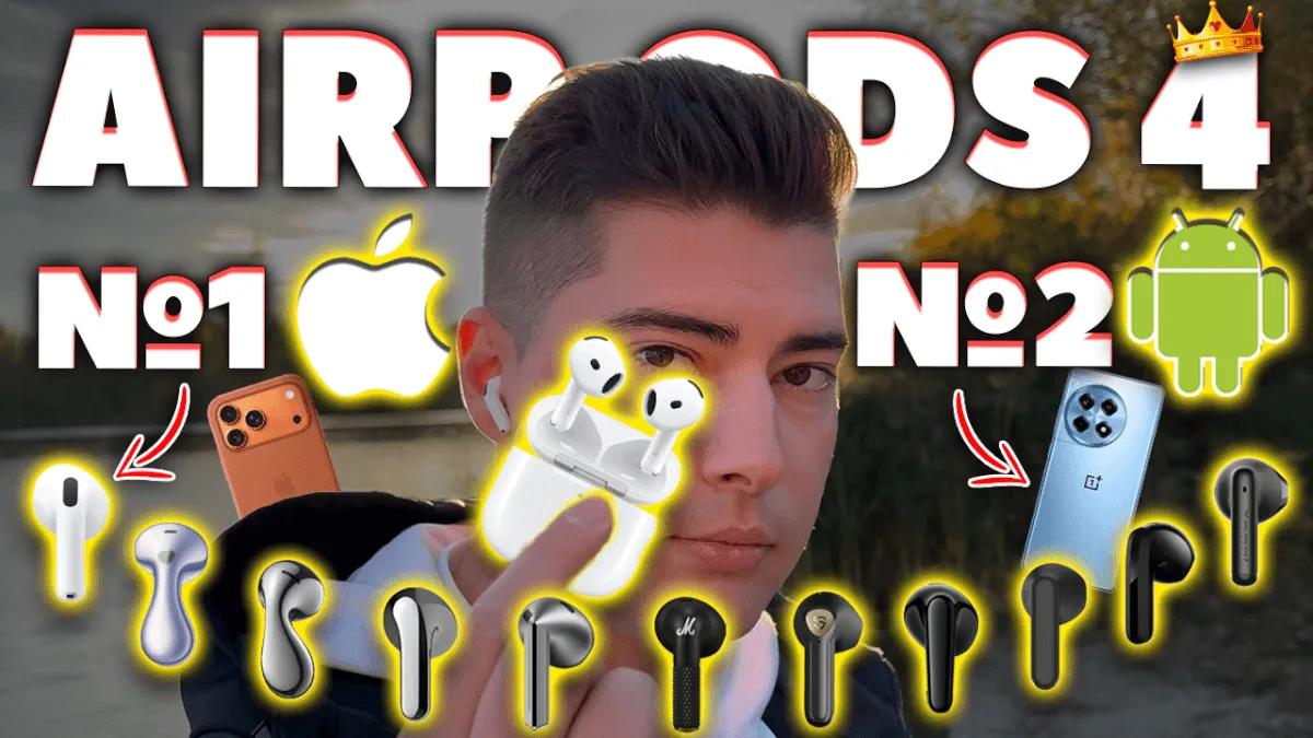 ОБЗОР Apple Airpods 4 ANC - ЛУЧШИЕ Вкладыши для Айфон и №2 для Android 5 ОБЗОР Apple Airpods 4 ANC — ЛУЧШИЕ Вкладыши для Айфон и №2 для Android