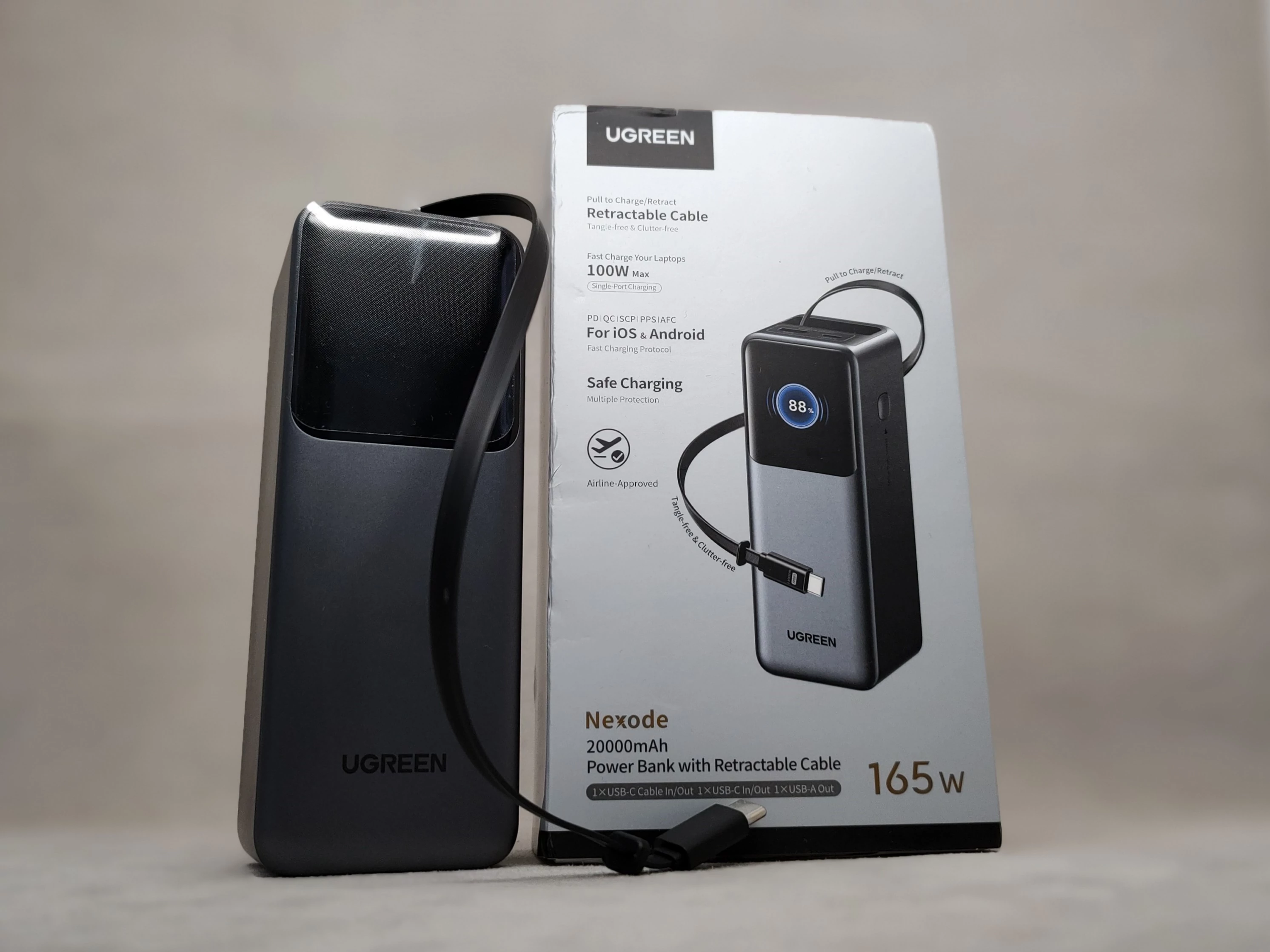 Лучший Повербанк до $80 - ОБЗОР PowerBank UGREEN Nexode 165W PB726 1 ОБЗОР PowerBank UGREEN Nexode 165w