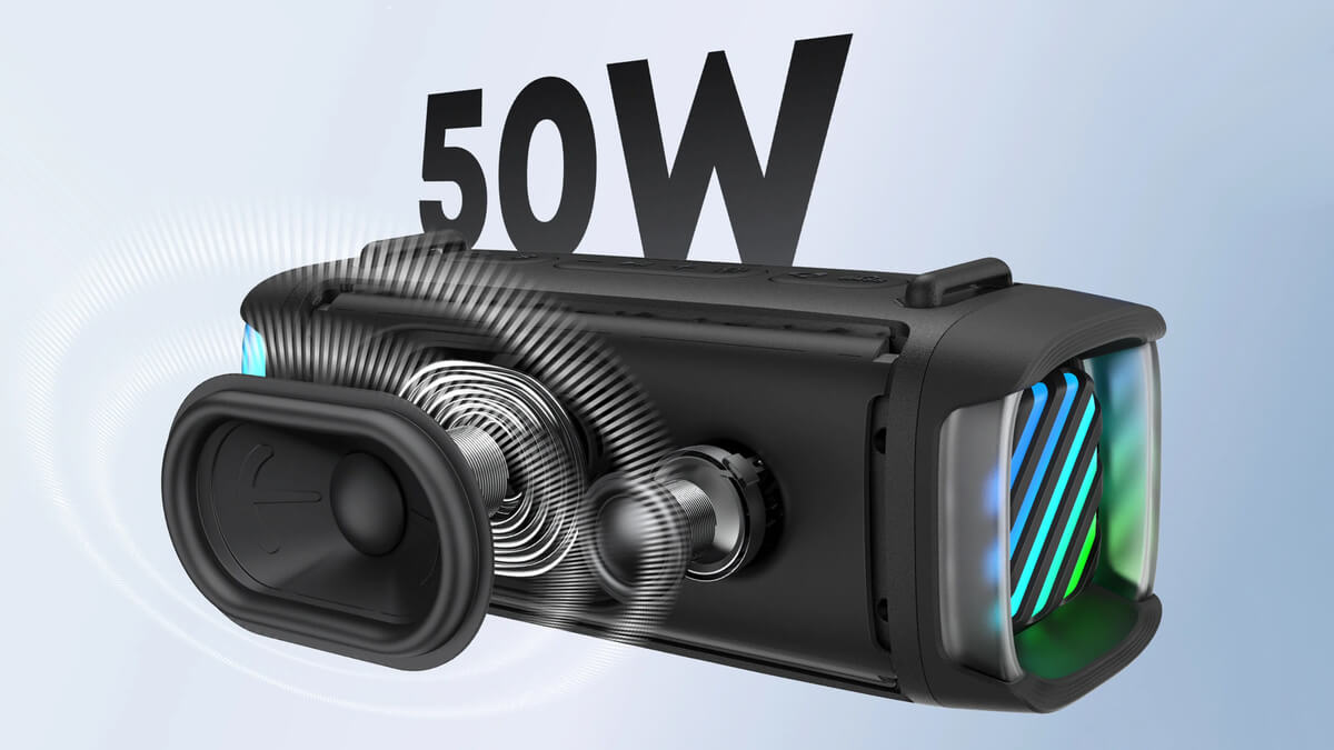 ОБЗОР Anker SoundCore Boom 3i - Лучшая НЕУБИВАЕМАЯ и Функциональная Колонка до $100 43 Anker SoundCore Boom 3i драйвер