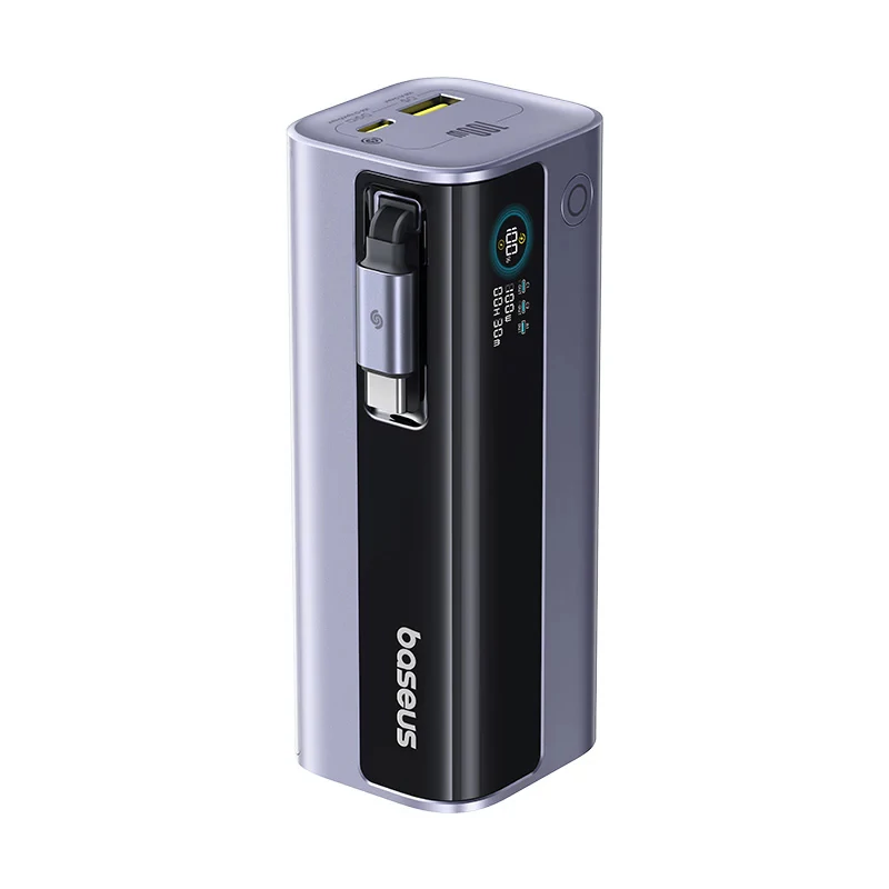 ОБЗОР PowerBank Baseus EnerGeek GR11 - Мобильный Аккумулятор с Экраном на 145 Вт и Выдвижным Кабелем 7 Baseus EnerGeek GR11 10 АЧ