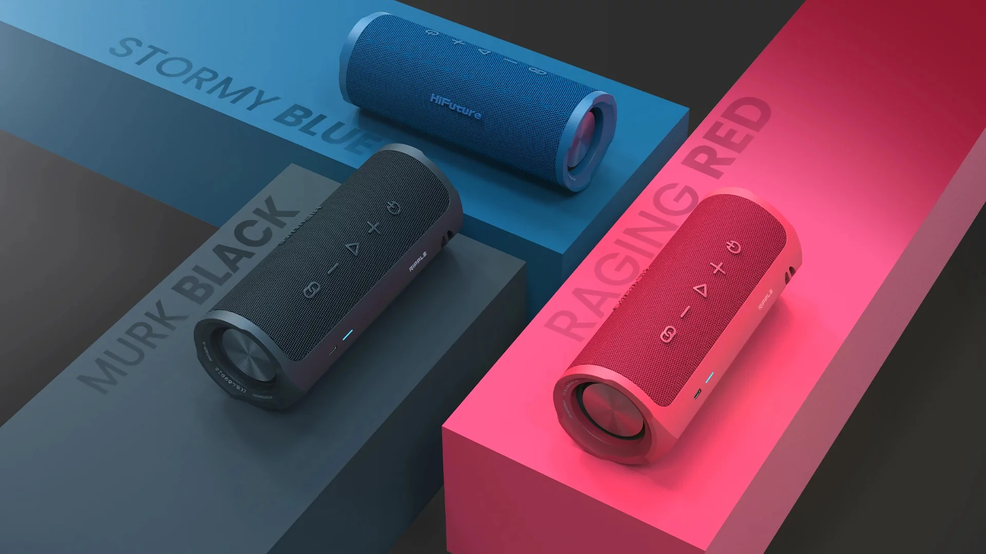 ОБЗОР HiFuture Ripple - НАЙКРАЩА Колонка до $40, у Форматі JBL Flip 24 HiFuture Ripple - колір