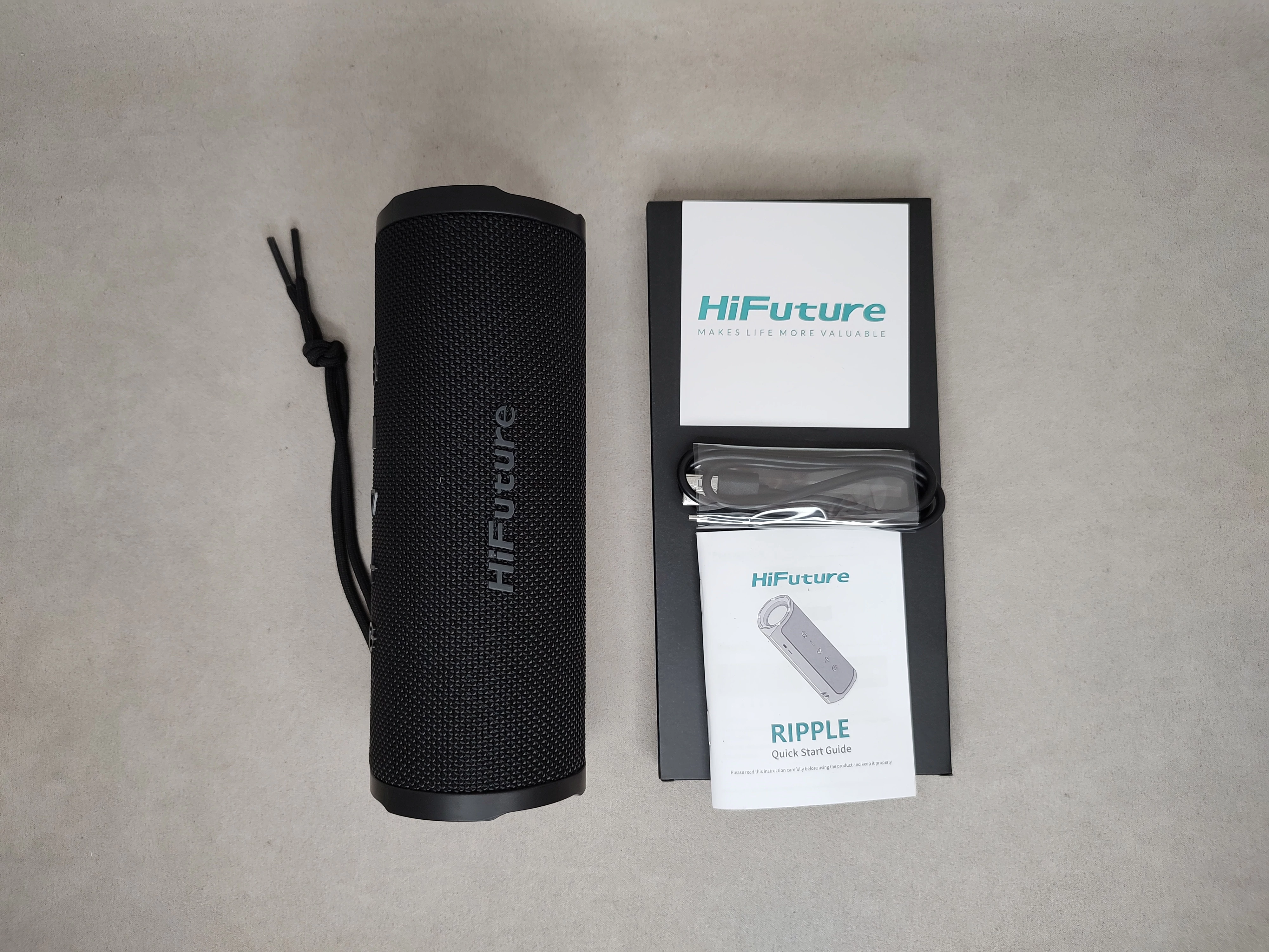 ОБЗОР HiFuture Ripple - НАЙКРАЩА Колонка до $40, у Форматі JBL Flip 25 HiFuture Ripple - комплектація