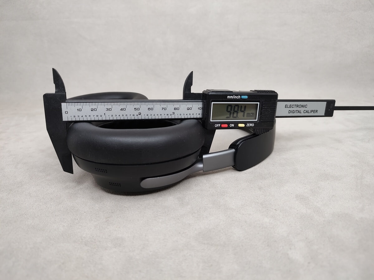 ОБЗОР Bose QuietComfort Ultra Headphones - Лучшее Шумоподавление до $300 и Пространственный Звук 49 Bose QuietComfort Ultra Headphones - длина амбушюры.