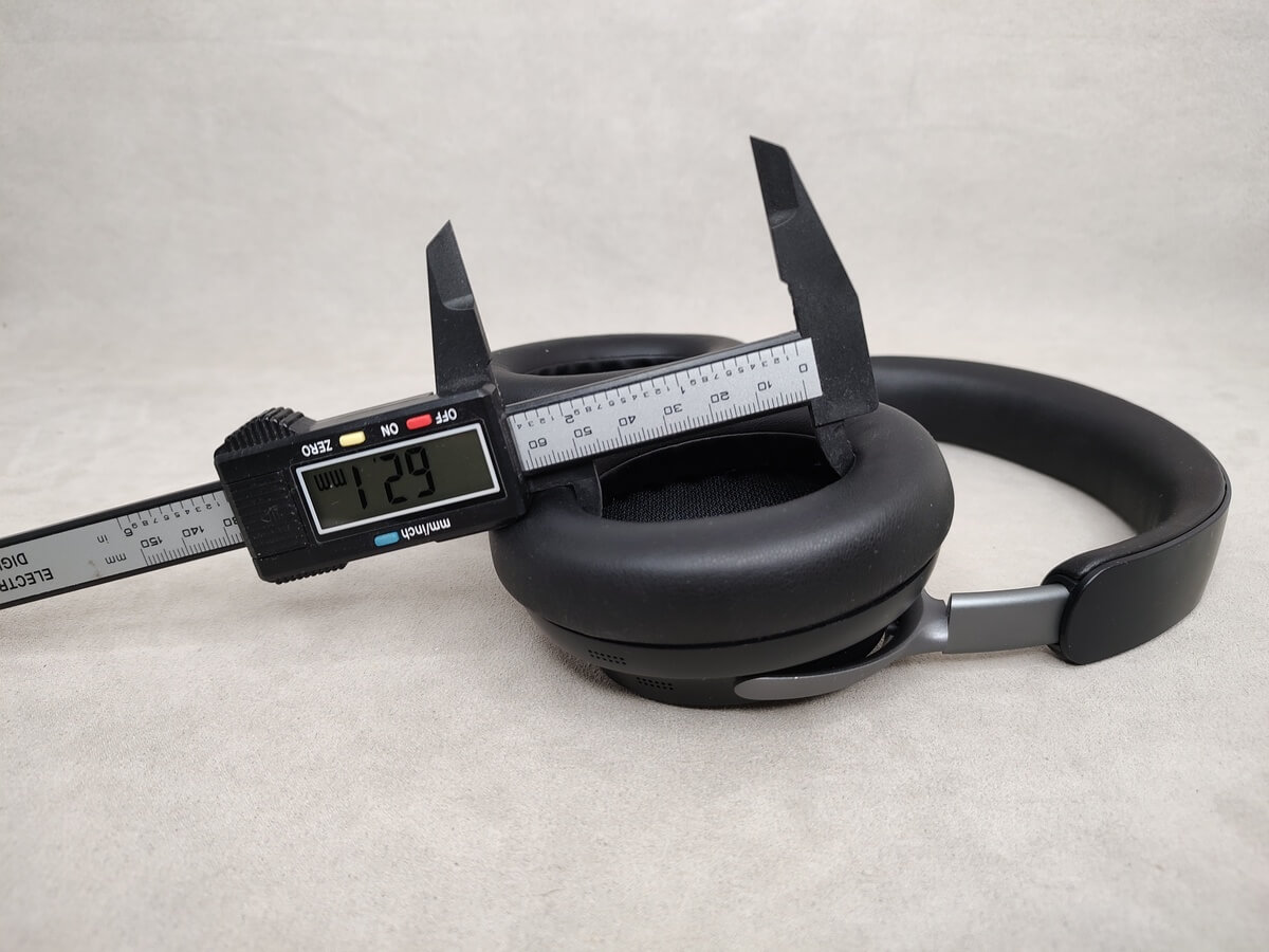 ОБЗОР Bose QuietComfort Ultra Headphones - Лучшее Шумоподавление до $300 и Пространственный Звук 51 Bose QuietComfort Ultra Headphones - внутренняя длина амбушюры.