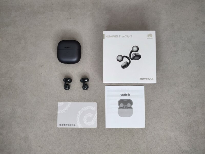 ОБЗОР Huawei FreeClip 2 (2025) vs Huawei FreeClip (2023) - ЛУЧШИЕ TWS Наушники Клипсы 140 Huawei FreeClip 2 - комплектация