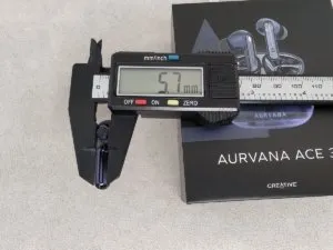 CREATIVE Aurvana Ace3 - диаметр звуковода
