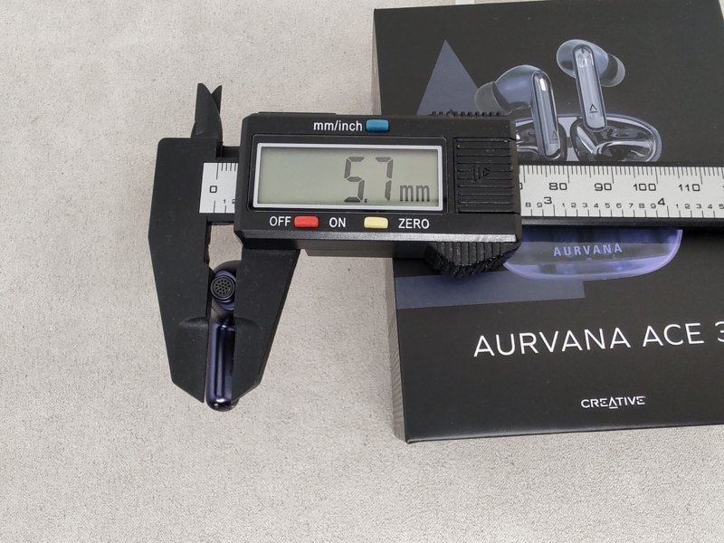 CREATIVE Aurvana Ace3 - диаметр звуковода