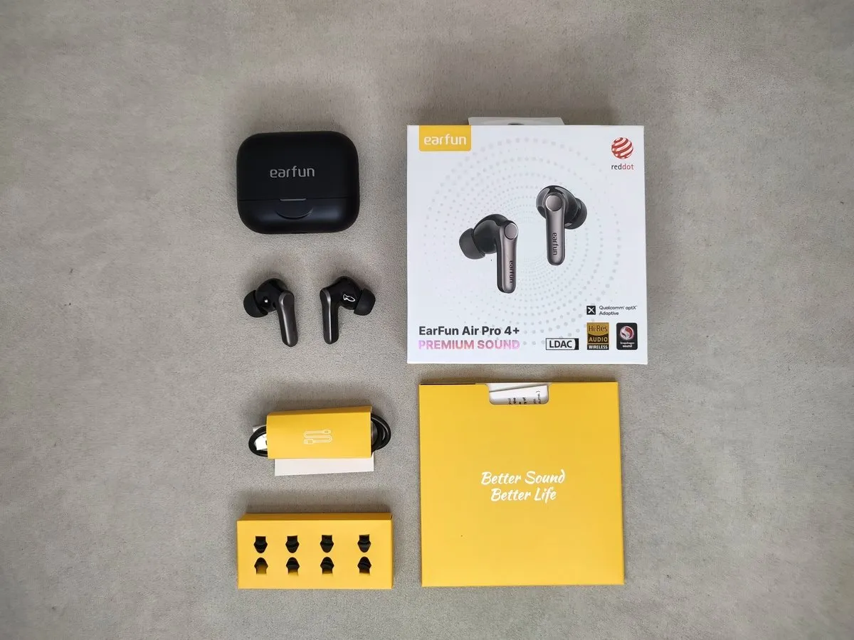 EarFun Air Pro 4 Plus - THE BEST wireless earbuds under $100 with LDAC and AptX codecs 18 EarFun Air Pro 4 Plus - what's in the box