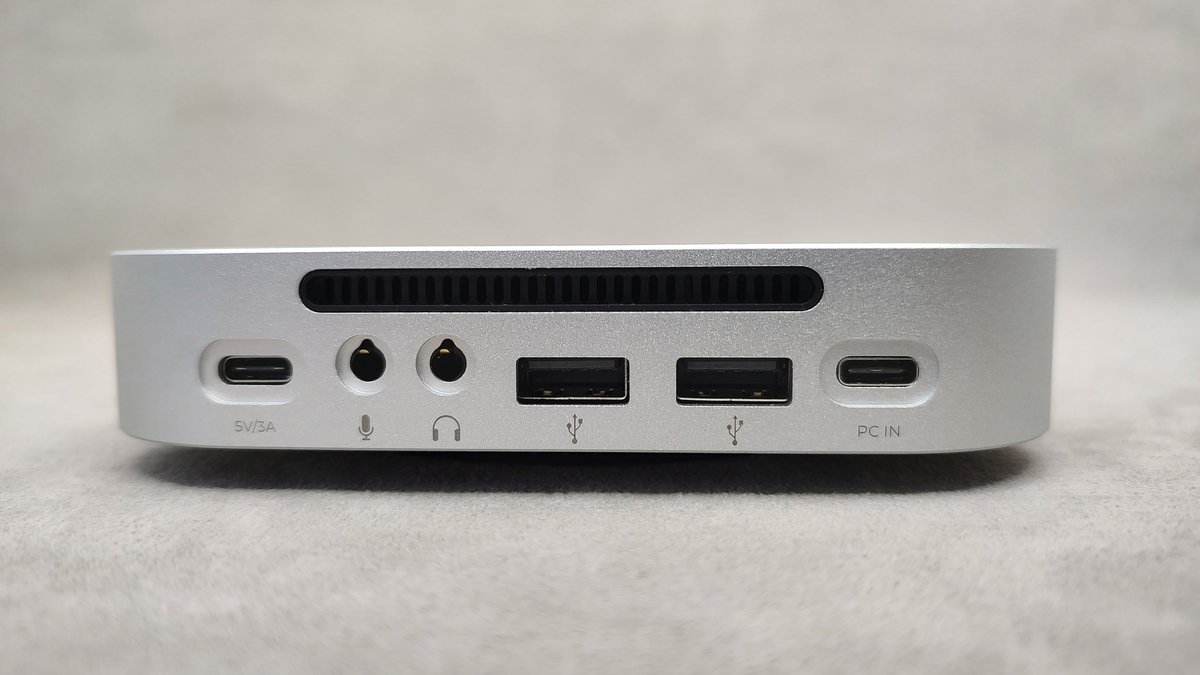 ORICO MiniLink M45P - Top-Tier Docking Station for Mac Mini M4/4 PRO 4 ORICO MiniLink M45P - connectivity ports