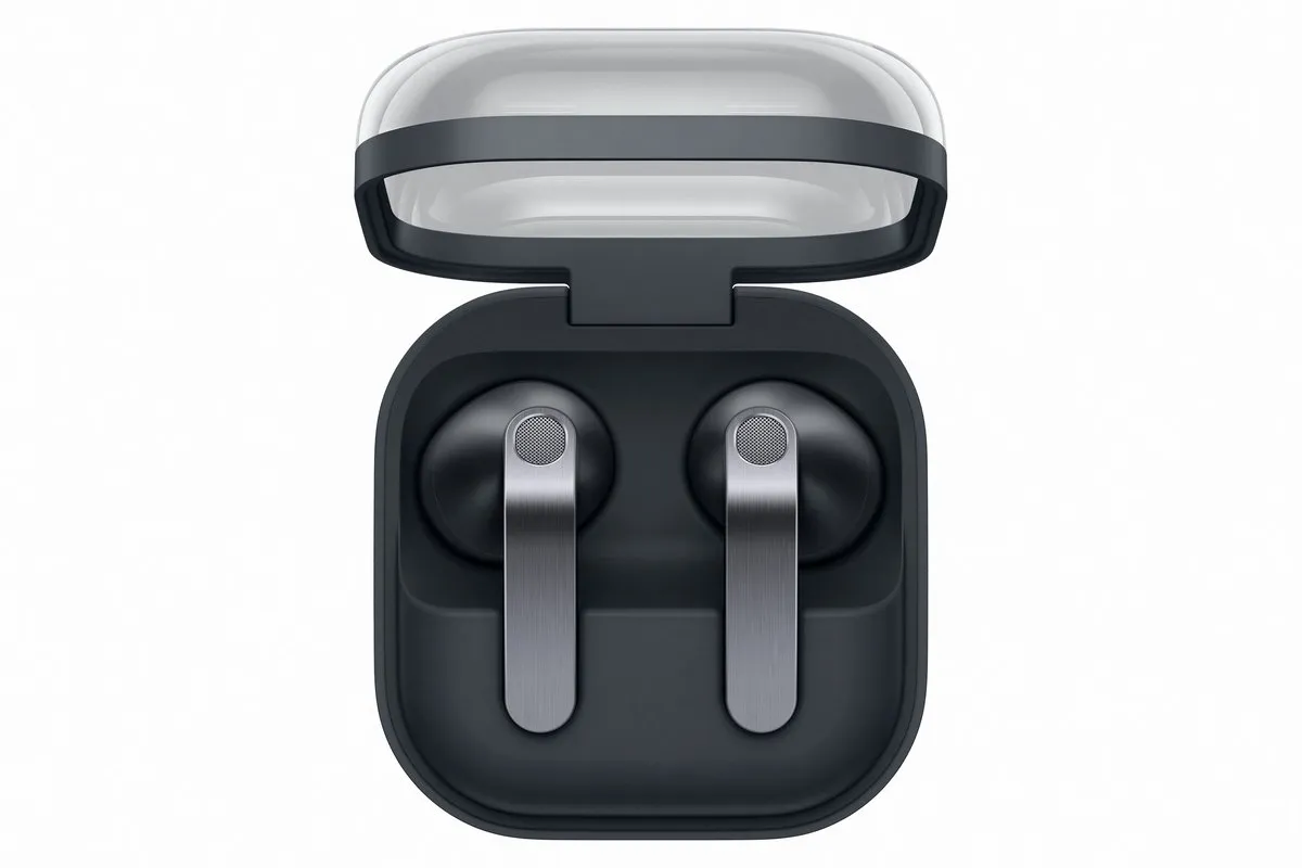 Samsung Galaxy Buds 4 - ЛУЧШИЕ Вкладыши для Samsung, ТОП для Остальных 7 Samsung Galaxy Buds 4 Black Case Opened