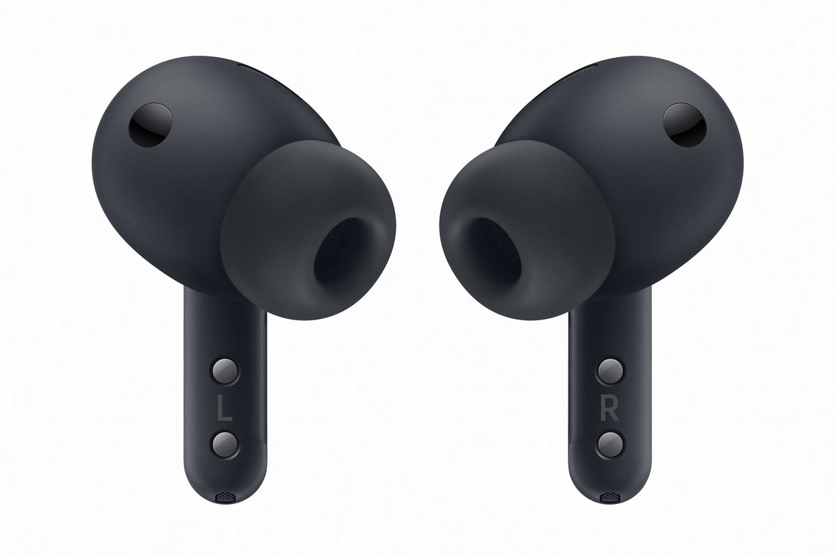 Samsung Galaxy Buds 4 Pro Black — вид сзади