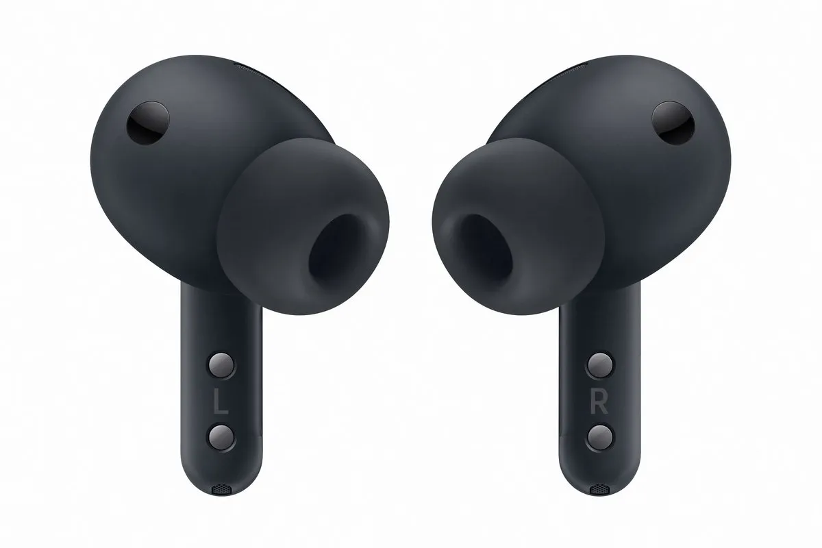 Samsung Galaxy Buds 4 Pro Black — вид сзади