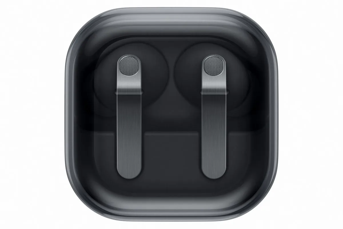 Samsung Galaxy Buds 4 Pro Black — кейс закрыт