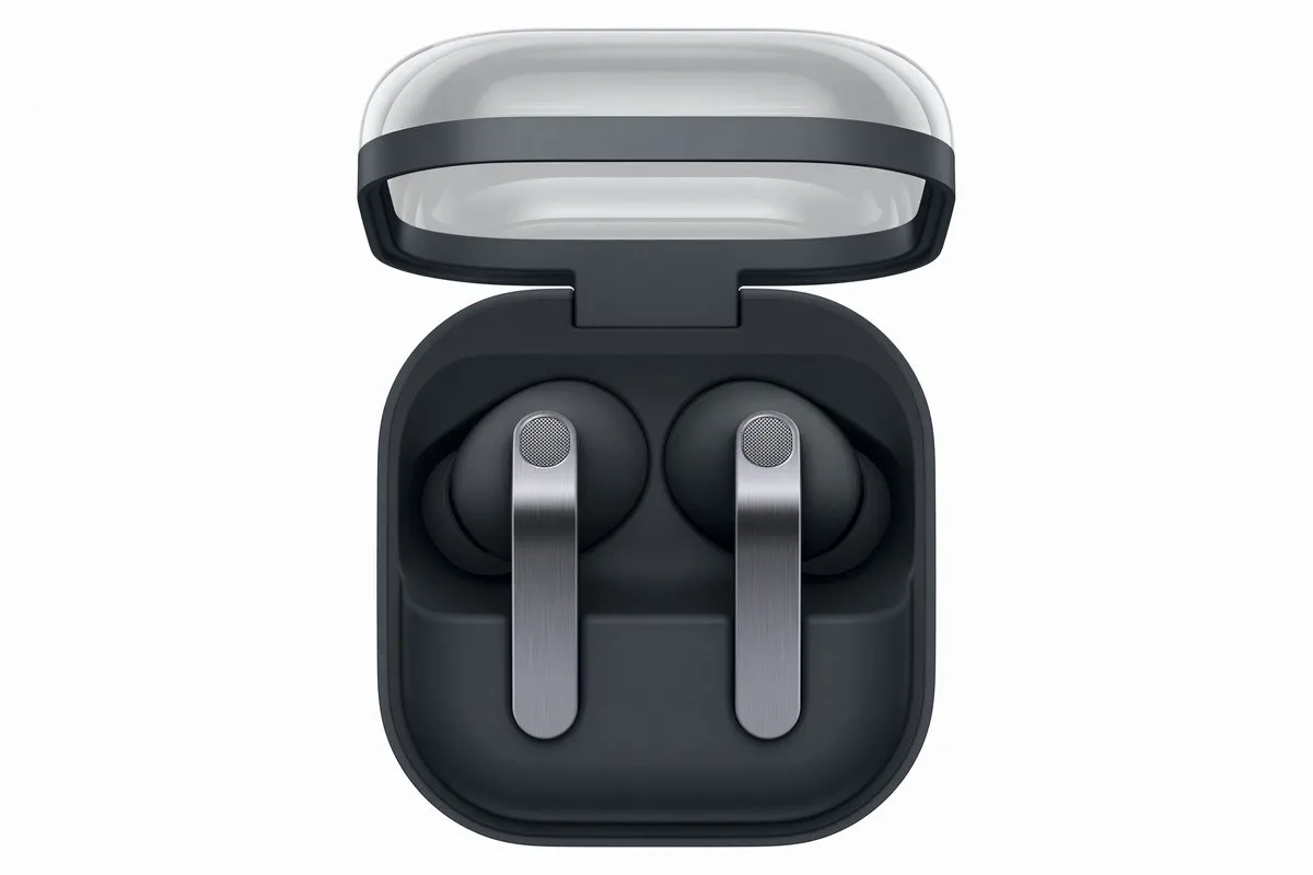 Найкращі бездротові навушники за якістю ЗВУКУ 1 Samsung Galaxy Buds 4 Pro Black Case Opened