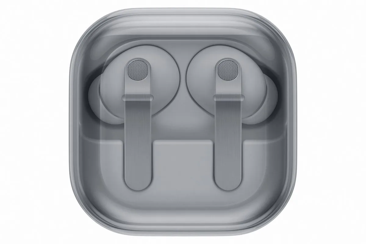 Samsung Galaxy Buds 4 Pro White — кейс закрыт