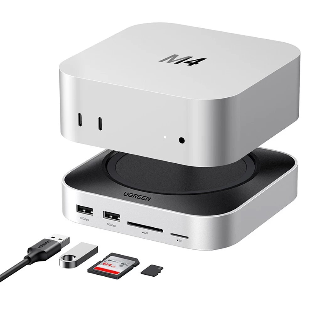 ORICO MiniLink M45P - Top-Tier Docking Station for Mac Mini M4/4 PRO 12 UGREEN CM841