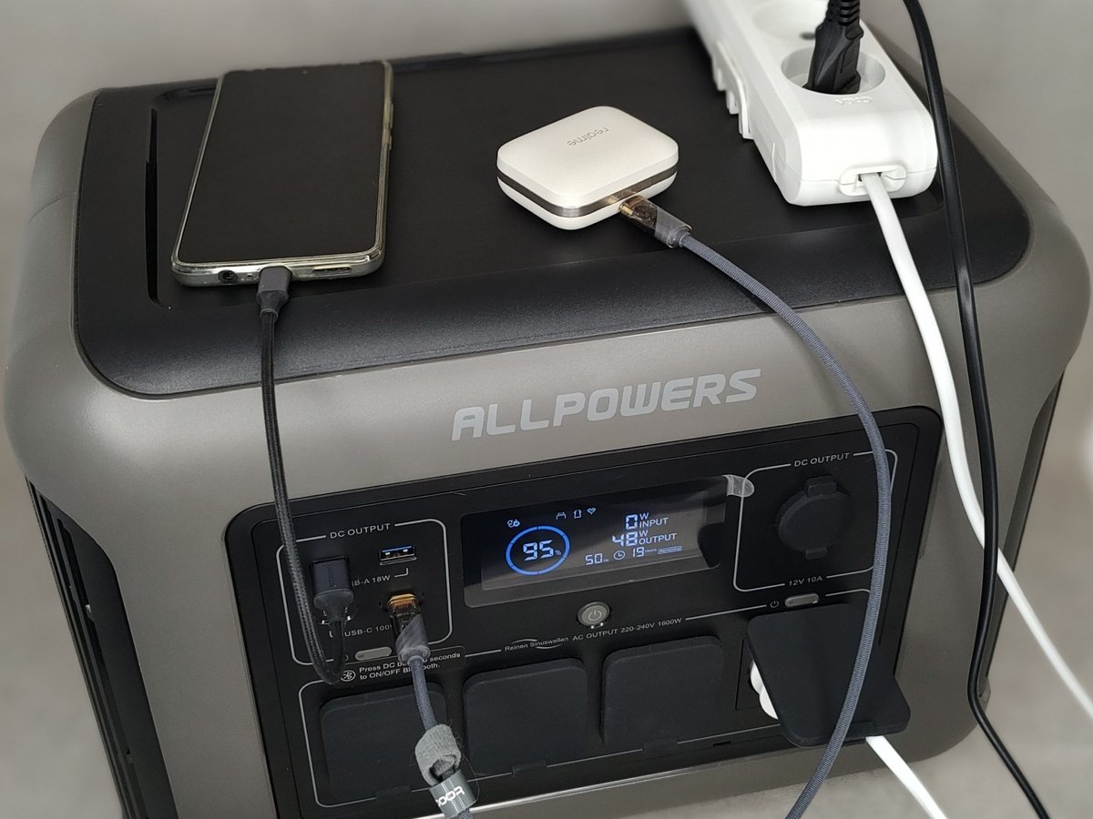 ALLPOWERS R1500 LITE – a top 1 kW charging station for home and travel