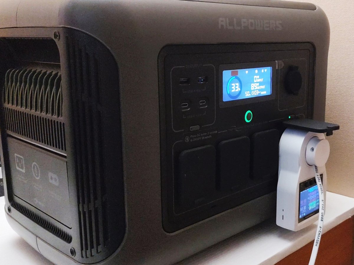 ALLPOWERS R1500 LITE - ТОПОВА Зарядна Станція на 1 кВт для Дому 2 ALLPOWERS R1500 LITE - оцінка продуктивності