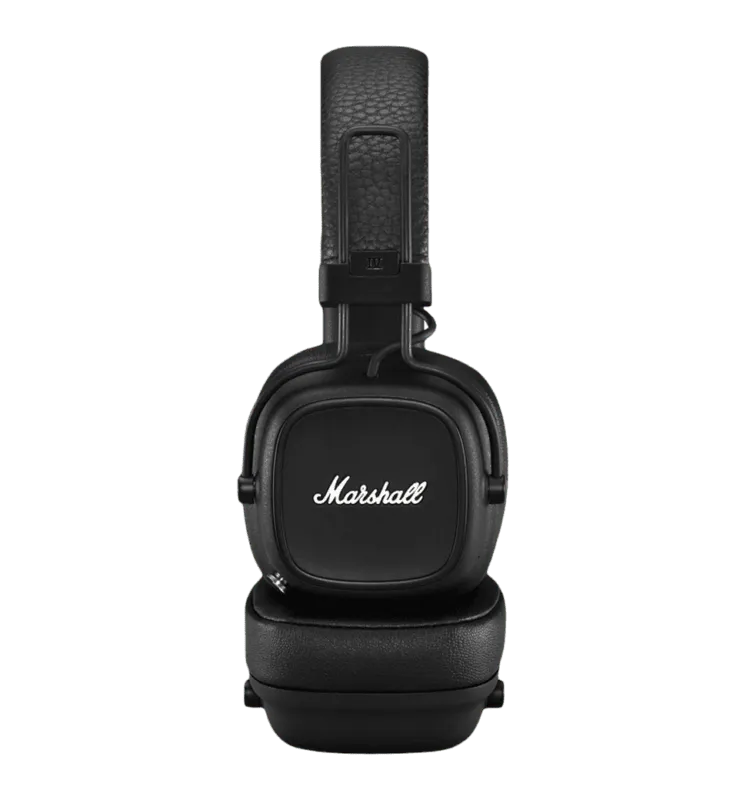 Marshall Major V — чёрный — вид сбоку