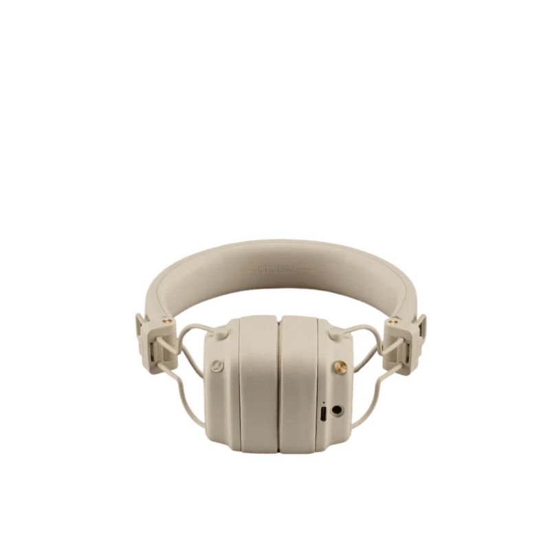 Marshall Major V — кремовый — сзади