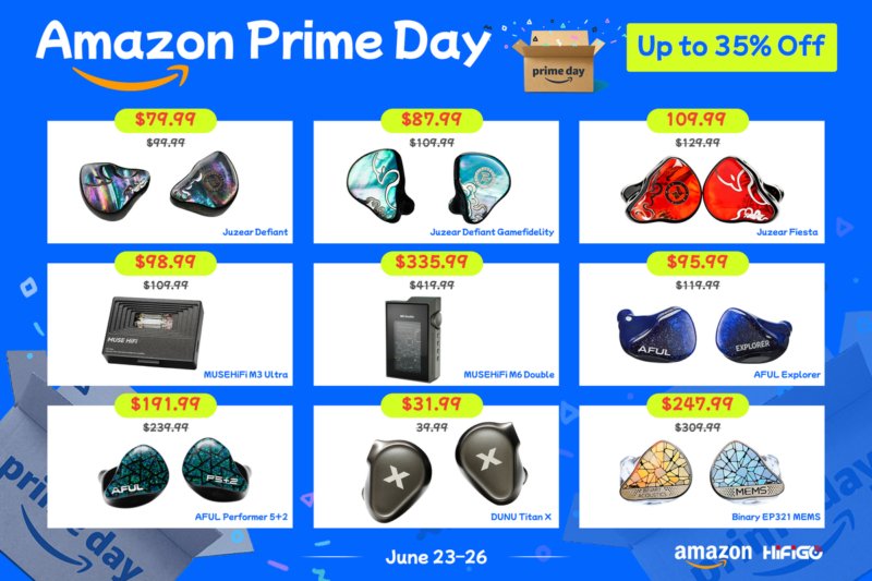Магазин HiFiGo Стартує Розпродаж до Amazon Prime Day: Аудіофільські Дротові Навушники зі Знижками до 35% 1 Розпродаж HiFiGo до Amazon Prime Day — аудіофільські навушники зі знижками до 35%
