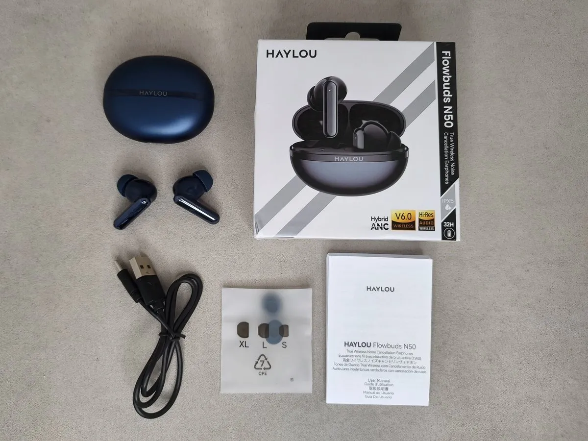 HAYLOU Flowbuds N50 - ТОПОВЫЕ TWS по Шумоподавлению до $25 20 HAYLOU Flowbuds N50 - комплектация