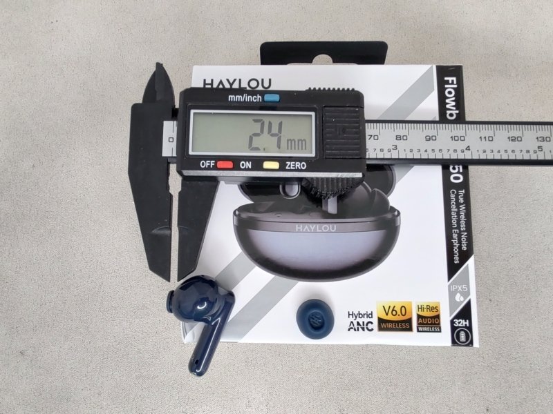 HAYLOU Flowbuds N50 - высота звуковода