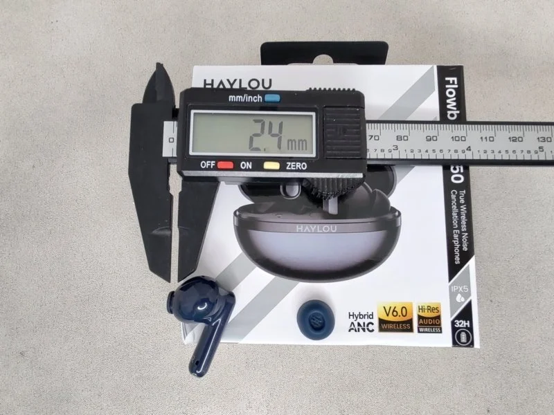 HAYLOU Flowbuds N50 - высота звуковода