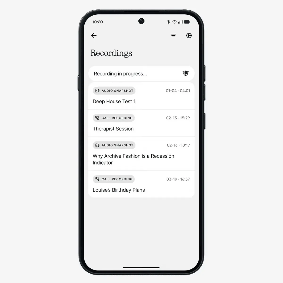 НОВЫЕ Nothing Ear ( 3a ) 2026 - с Записью Заметок и Расшифровкой в Текст 6 аудио заметка