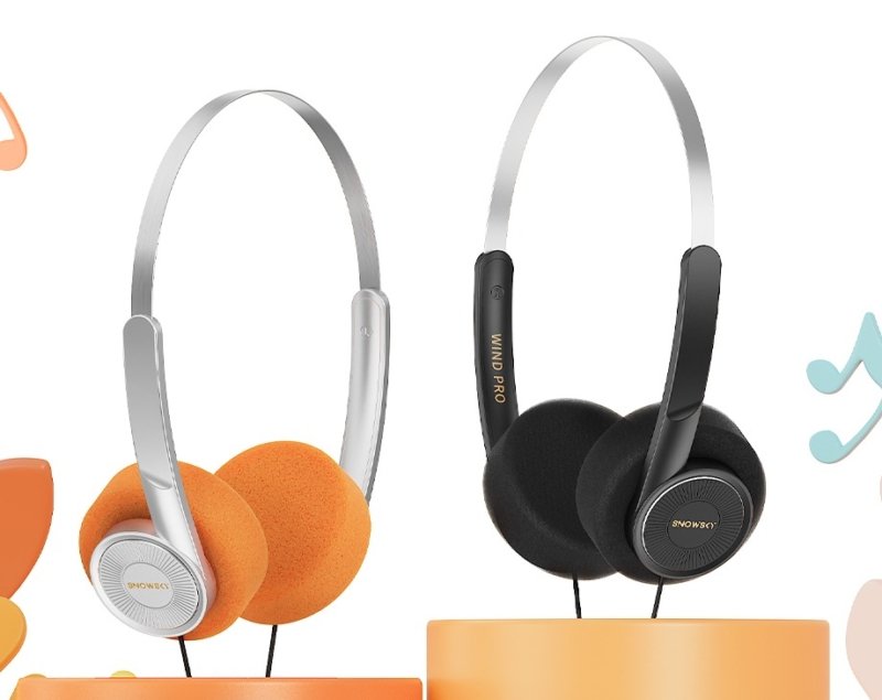 Новые FiiO SNOWSKY Wind Pro (2026) — Полуоткрытые Накладные в Ретро-Стиле на 77 Граммов 1 Накладные наушники FiiO SNOWSKY Wind Pro — серебристая и чёрная версии