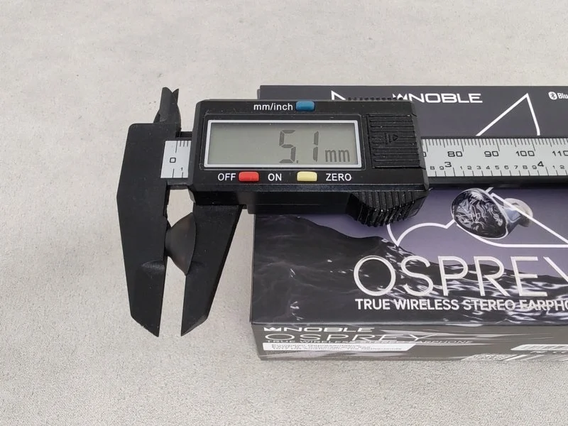 Noble Audio Osprey - высота амбушюры