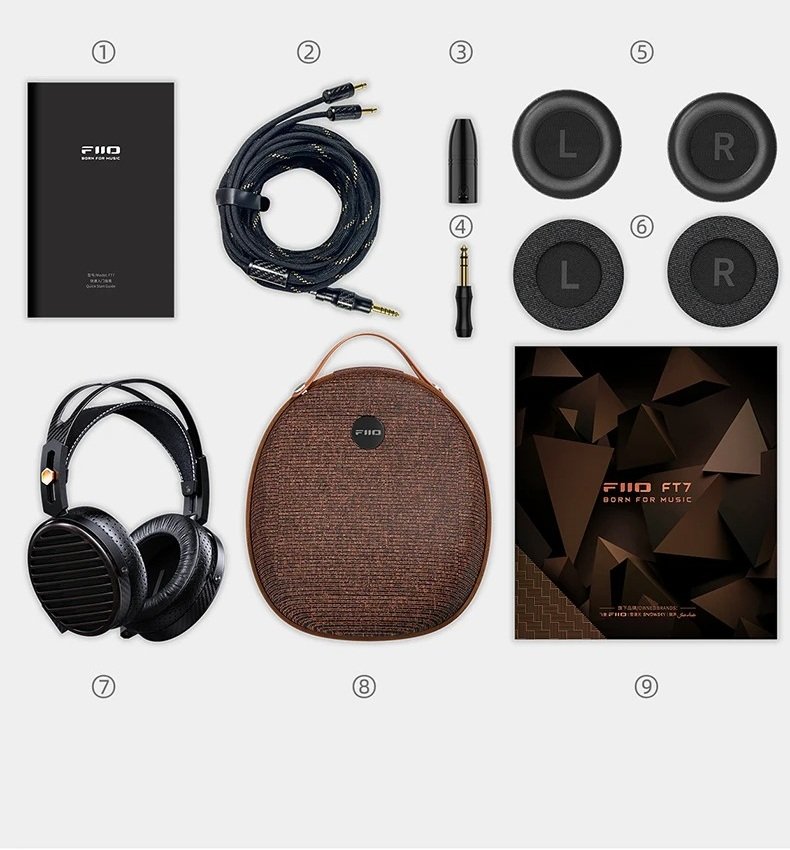 Обзор FiiO FT7 — Величие Размера без Величия Звука: Флагман в Тисках за $700 17 FiiO FT7 Комплектация