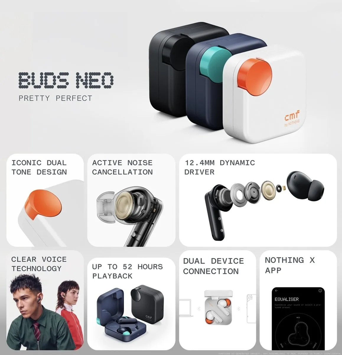 Новые CMF Buds Neo ($21) — Ультра Бюджетные Беспроводные Наушники с Шумоподавлением 2 CMF Buds Neo - возможности