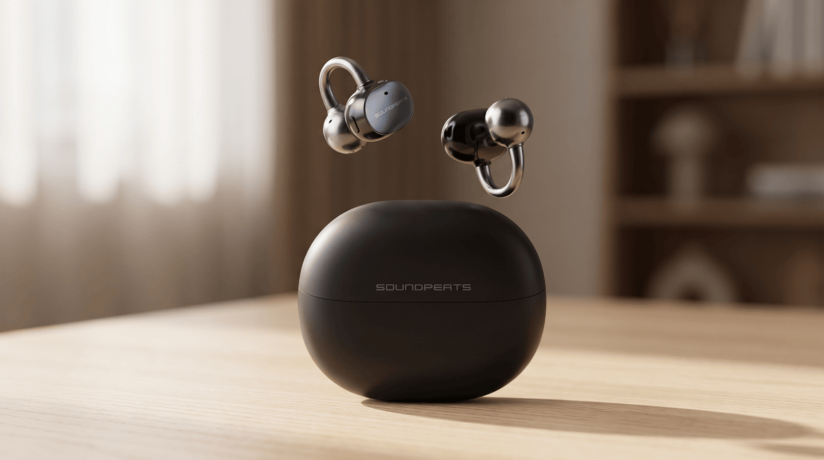 Нові SOUNDPEATS UU2 — Навушники Кліпси з LDAC, 42 год Заряджання та Знижкою в -20%