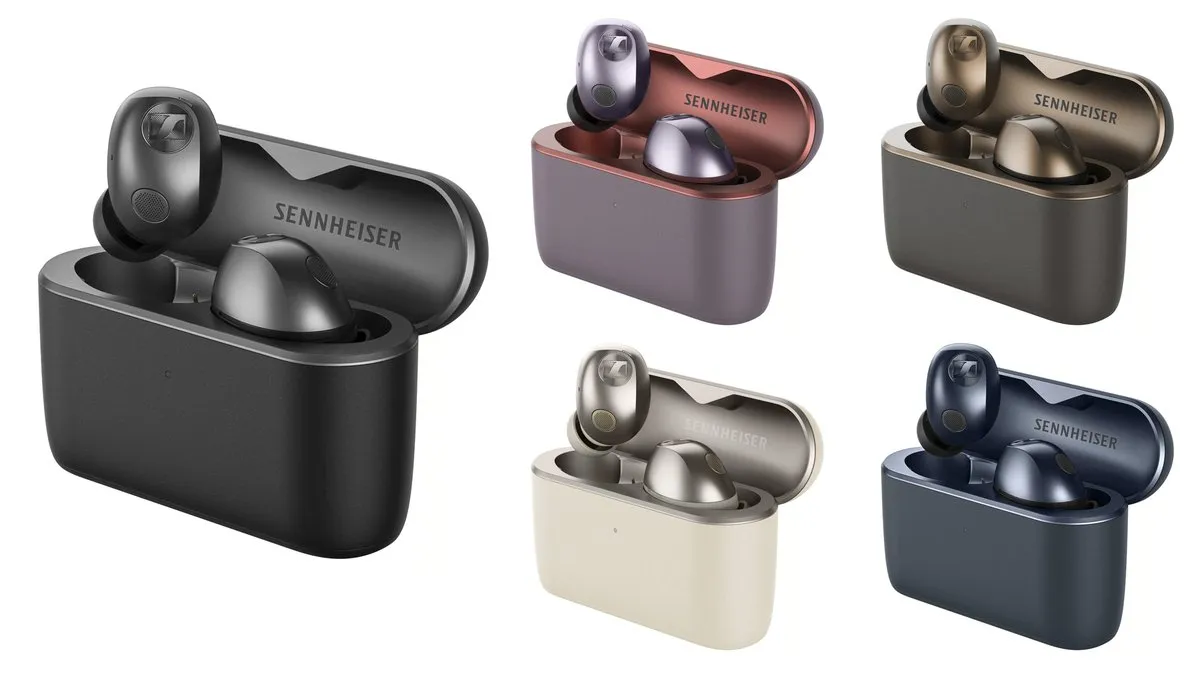 Нові Sennheiser MOMENTUM True Wireless 5 (2026) — Бездротові Навушники зі Знімними Батареями 10 MOMENTUM True Wireless 5 кольори