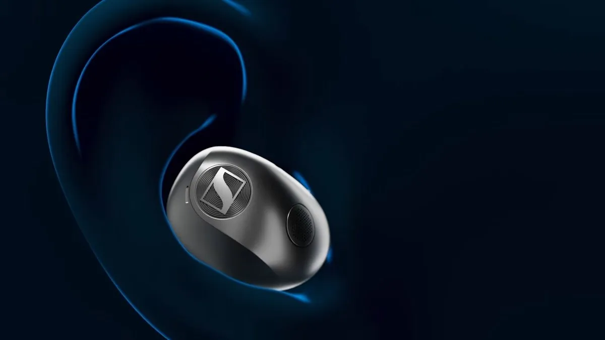 Нові Sennheiser MOMENTUM True Wireless 5 (2026) — Бездротові Навушники зі Знімними Батареями 9 MOMENTUM True Wireless 5 посадка у вухах