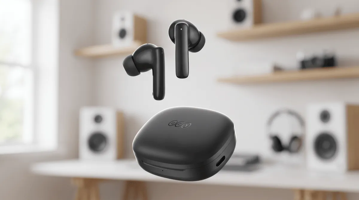 Новые QCY T13 Pro — Бюджетные Наушники за $25 с Задержкой 0,045 с и BT 6.0 1 Беспроводные наушники QCY T13 Pro с зарядным кейсом